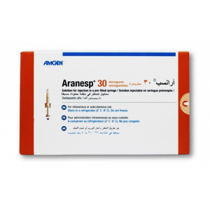 ARANESP 30 MCG ( DARBEPOETIN ALFA ) 4 PREFILLED SYRINGES
